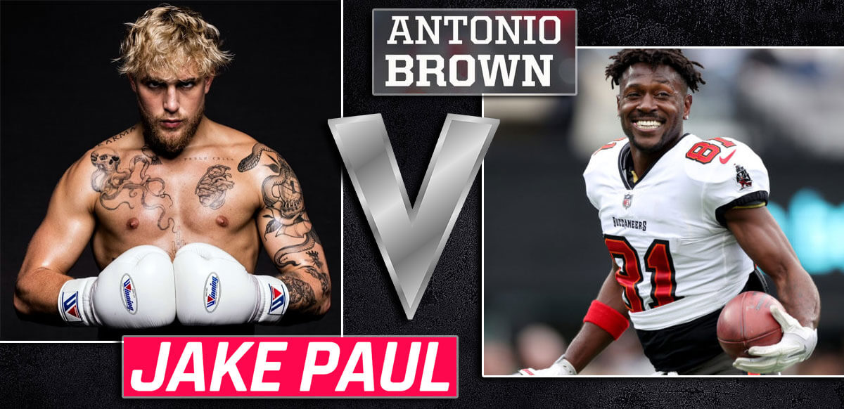 Antonio Brown Vs Jake Paul Background
