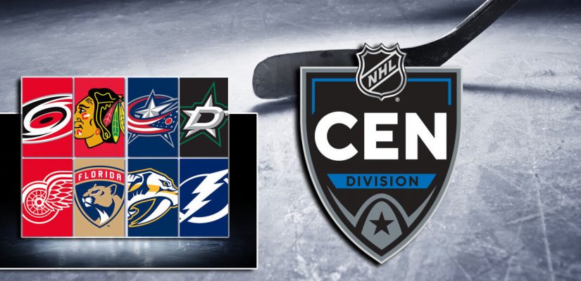 NHL Central Division Logo Background
