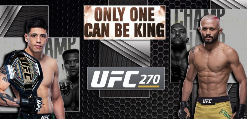 Only One Can Be King UFC 270 Background