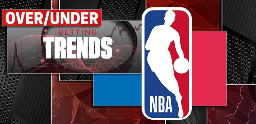 Over Under Betting Trends NBA Background