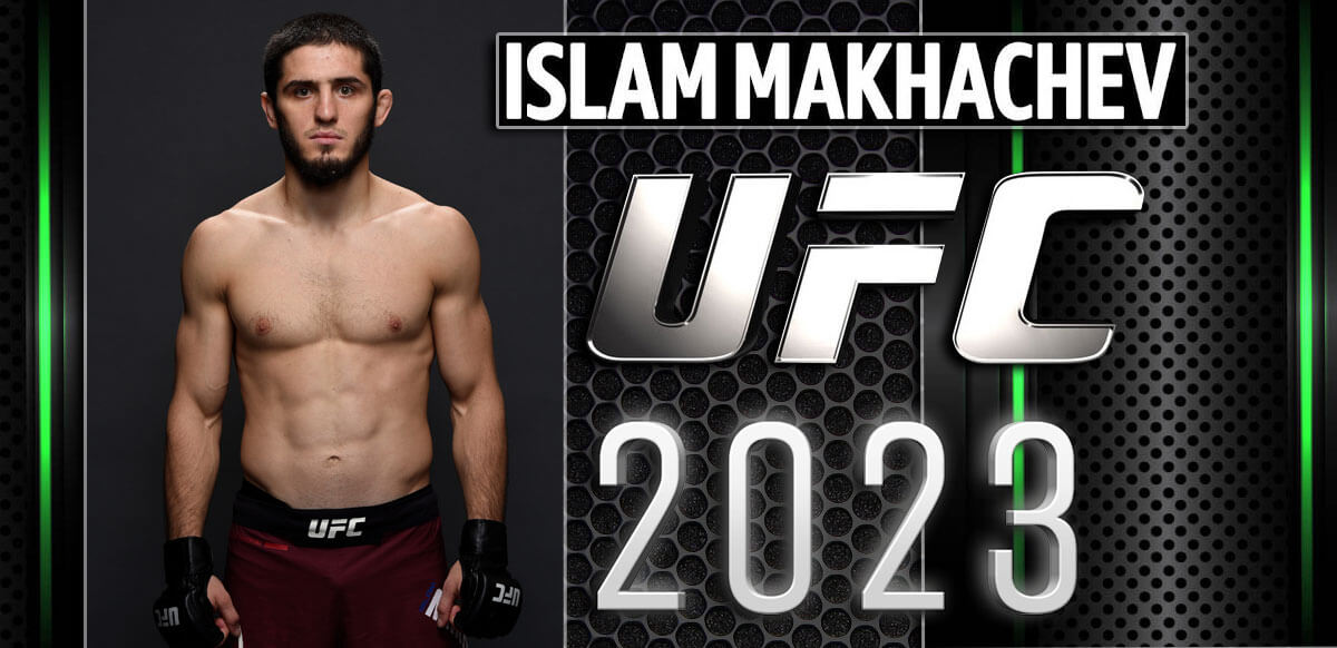 Islam Makhachev UFC Green Background
