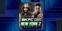 BKFC New York 2 March 12 Blue Background