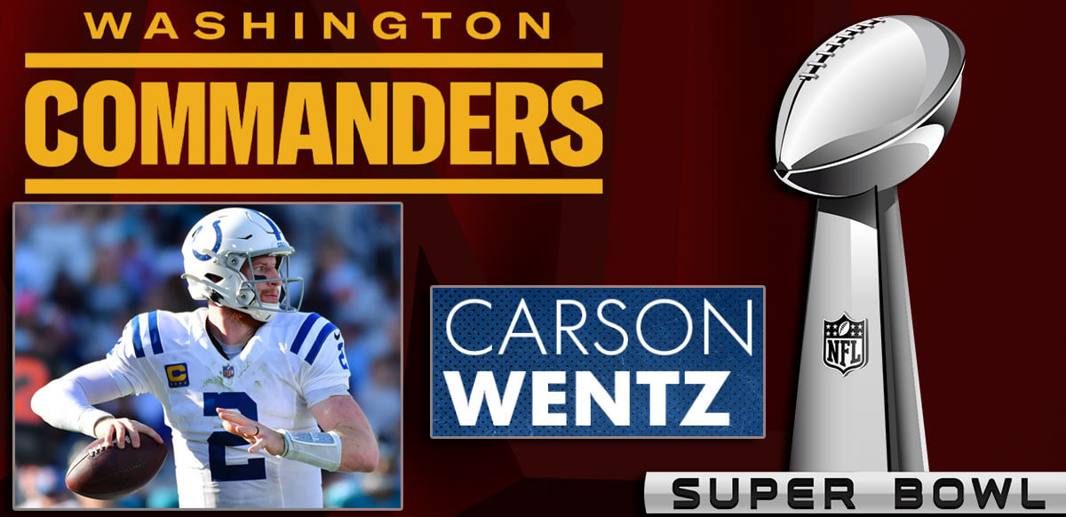 Carson Wentz Super Bowl Washington Background