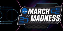 March Madness Teal Basketball Background