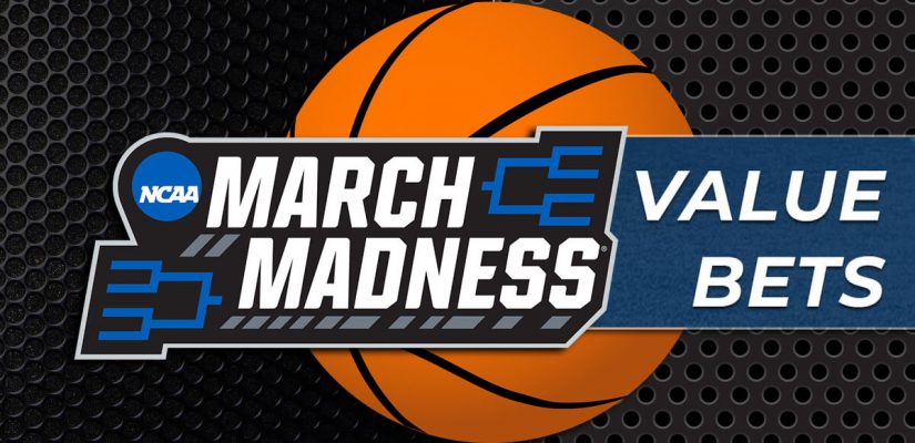 March Madness Value Bets Basketball Background