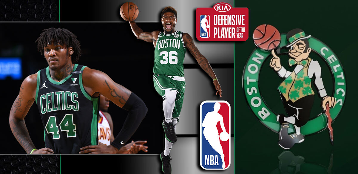 Marcus Smart Robert Williams DPOY NBA Celtics Background