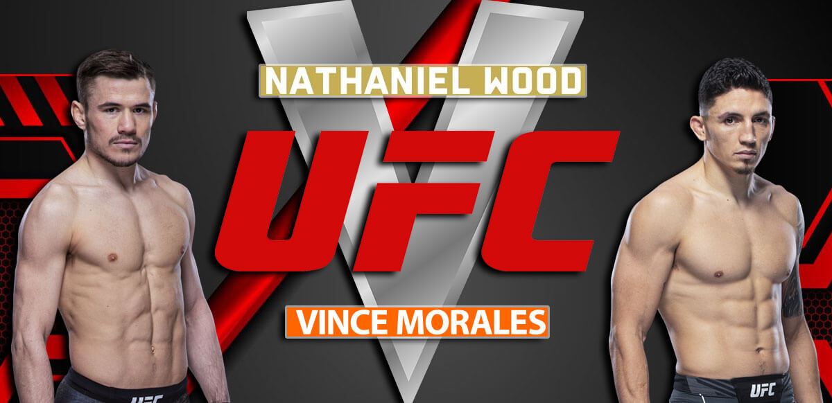 Nathaniel Wood V Vince Morales Red UFC Background