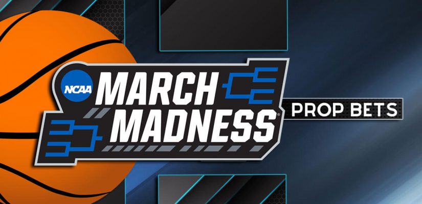March Madness Prop Bets Blue Teal Background
