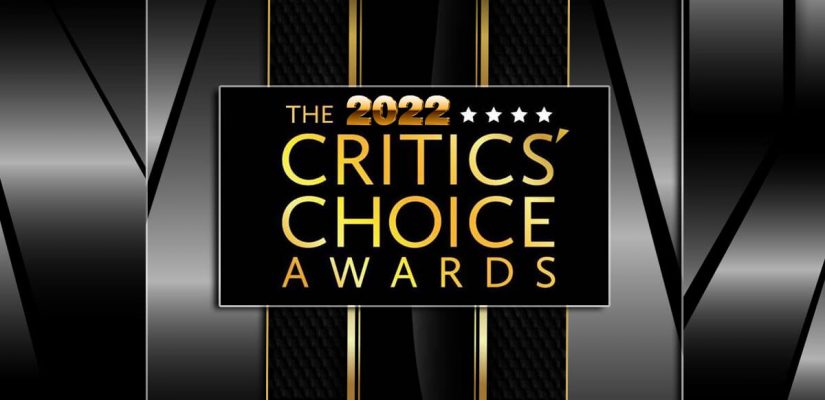 The 2022 Critics Choice Awards Silver Gold Black Background