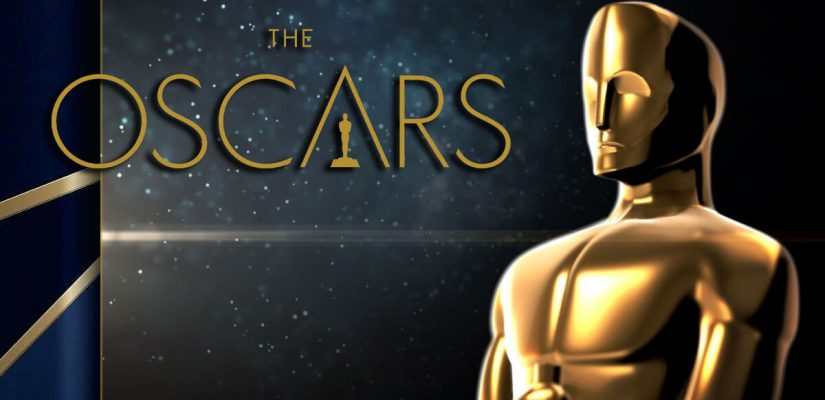 The Oscars Gold Blue Background