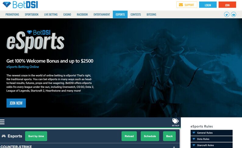 BetDSI Esports Screenshot