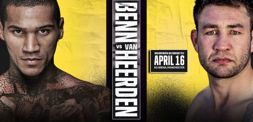 Benn Vs Van Heerden April 16 Yellow Background