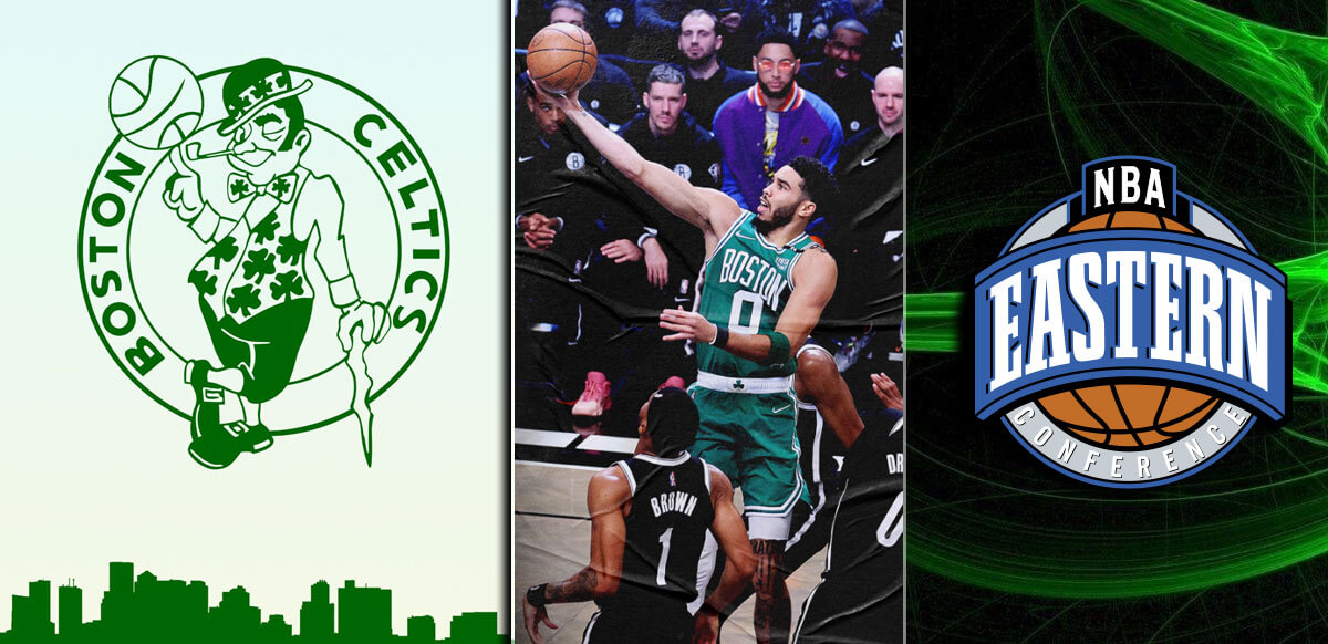 Boston Celtics Vs Nets Eastern Conference Background