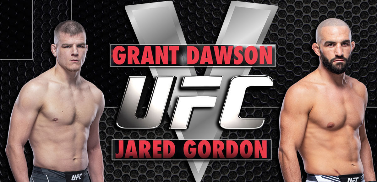 Grant Dawson V Jared Gordon Silver UFC Background