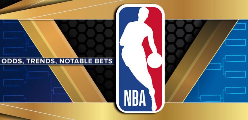 NBA Odds Trends And Notable Bets Playoff Bracket Background