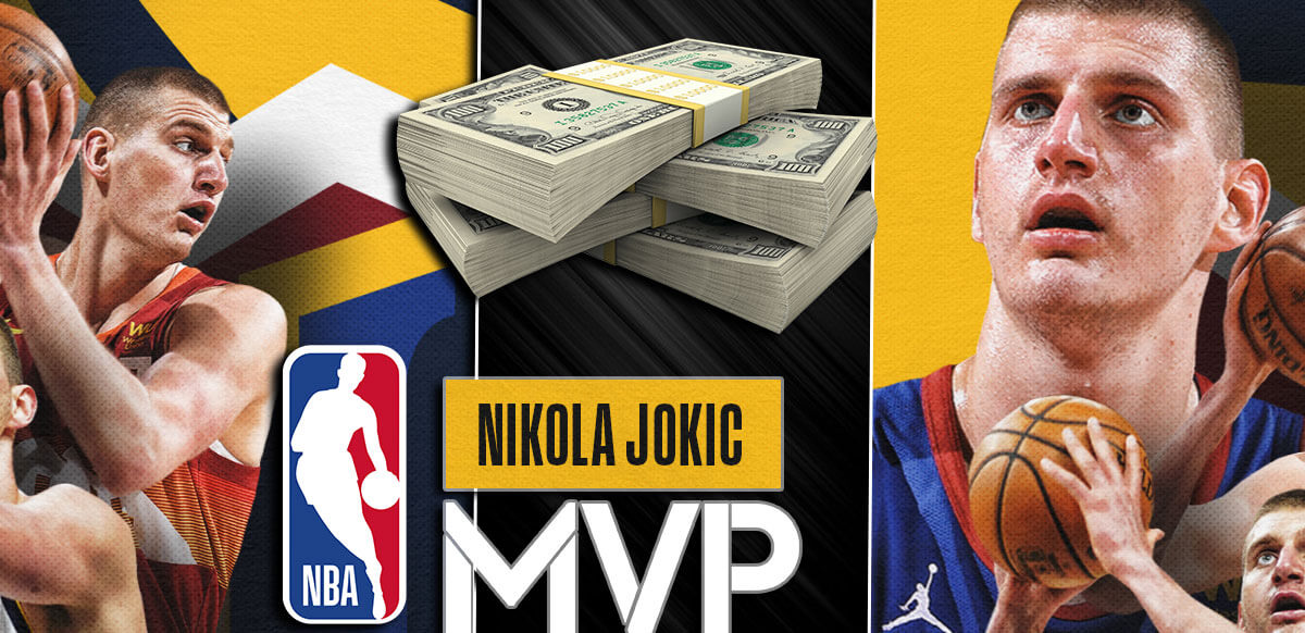 Nikola Jokic NBA MVP Money Background