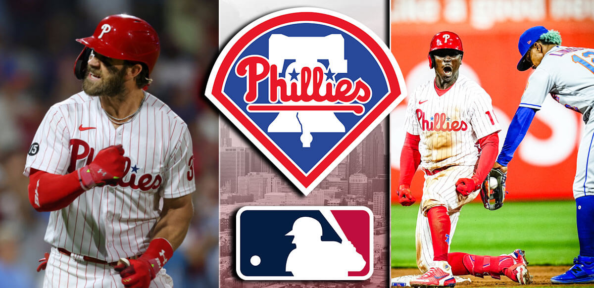 Phillies Defeating Mets MLB Background