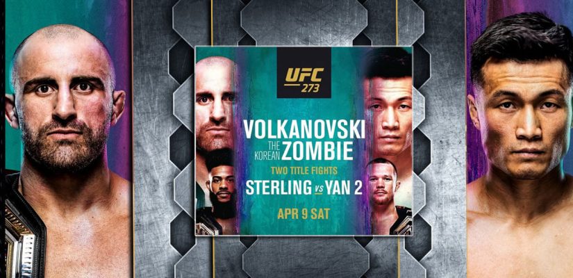 UFC 273 Steel Apr 6 Background