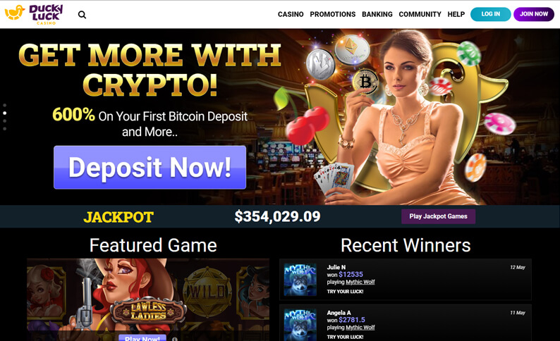 Ducky Luck Casino Review - Claim a 500% Welcome Bonus at Ducky Luck