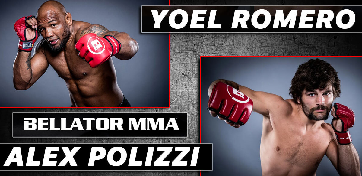 Bellator MMA Alex Polizzi And Yoel Romero