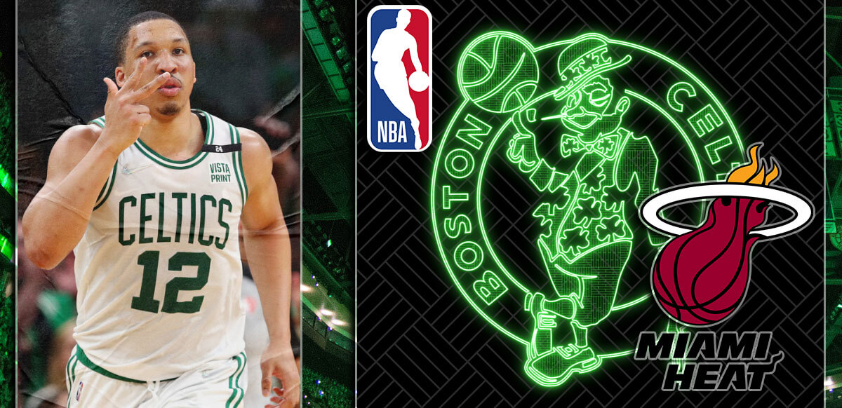Celtics Vs Miami Heat NBA Background