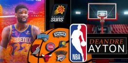 Deandre Ayton NBA Basketball Background