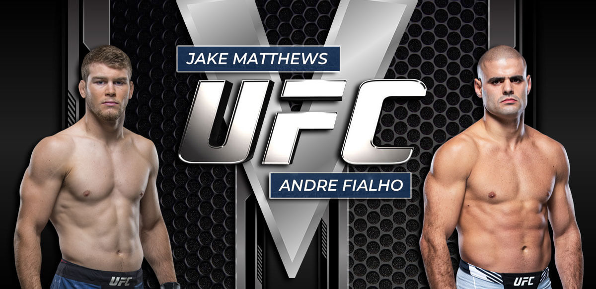 Jake Matthews V Andre Fialho UFC Background