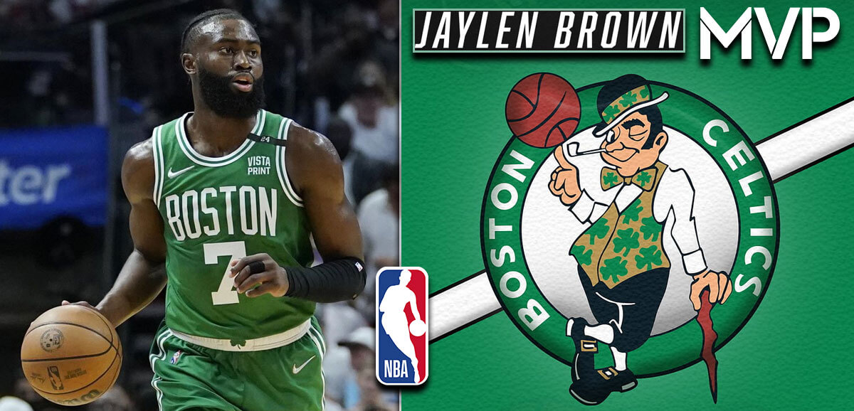 Jaylen Brown Celtics MVP Background
