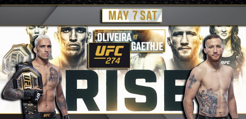 Oliveira Vs Gaethje UFC 274 Rise Background