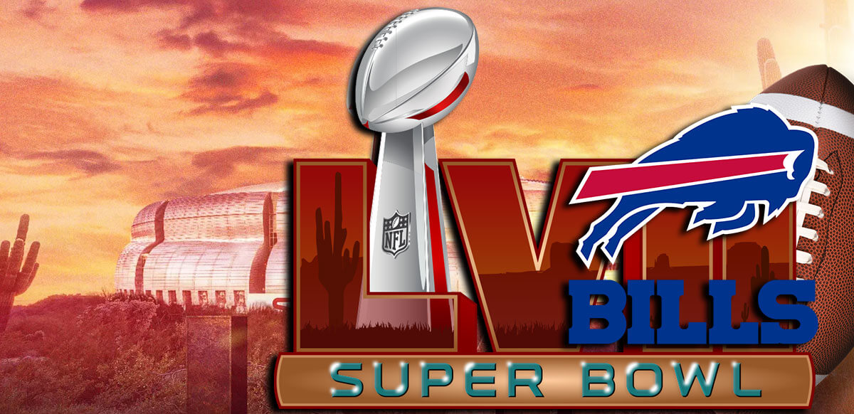 Super Bowl LVII Buffalo Bills Football Background