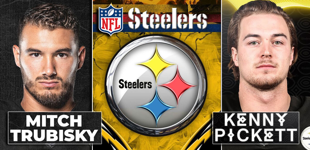 Trubisky And Picket NFL Steelers Background
