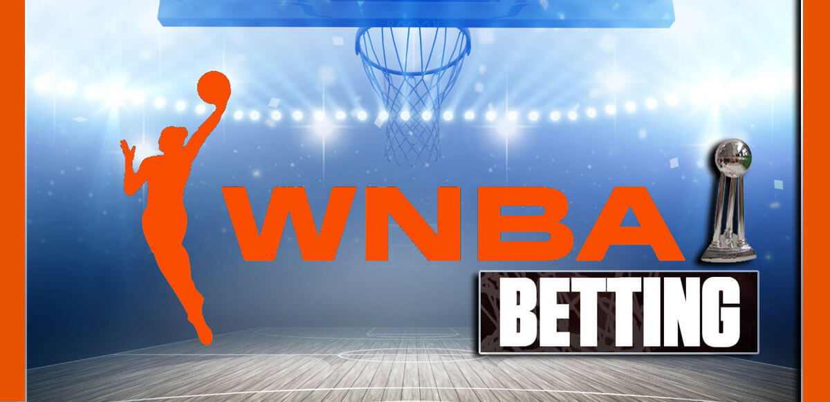 WNBA Betting Orange Background