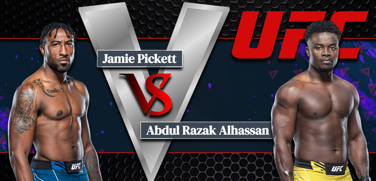 Jamie Pickett Vs Razak Al Hassan UFC Background