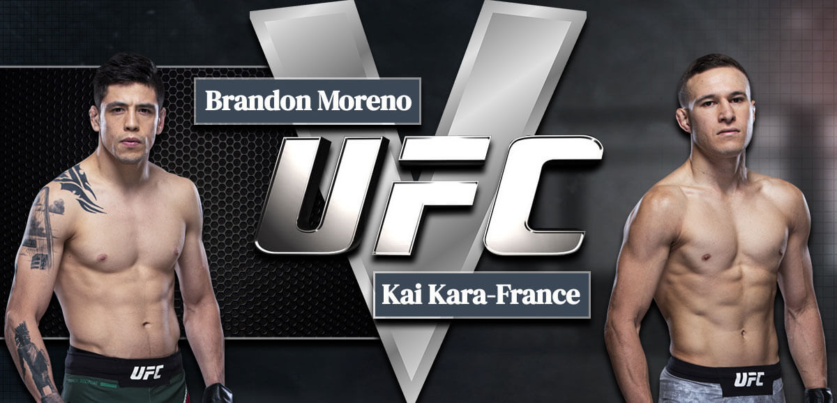 Brandon Moreno favori pour battre Kai Kara-France