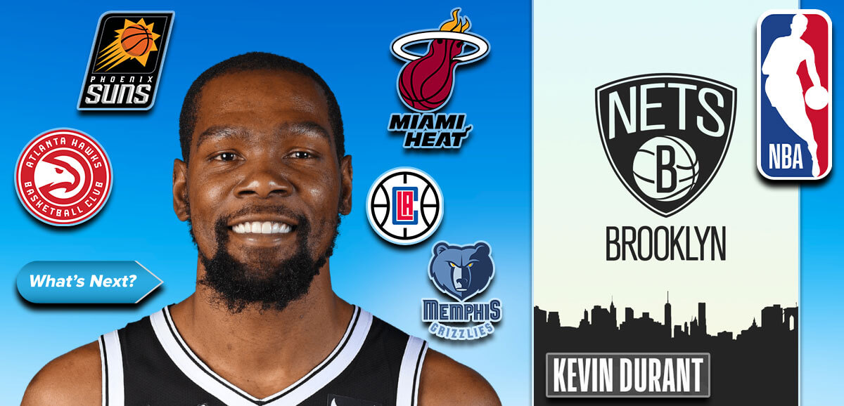 Brooklyn Nets Kevin Durant NBA Background (1)