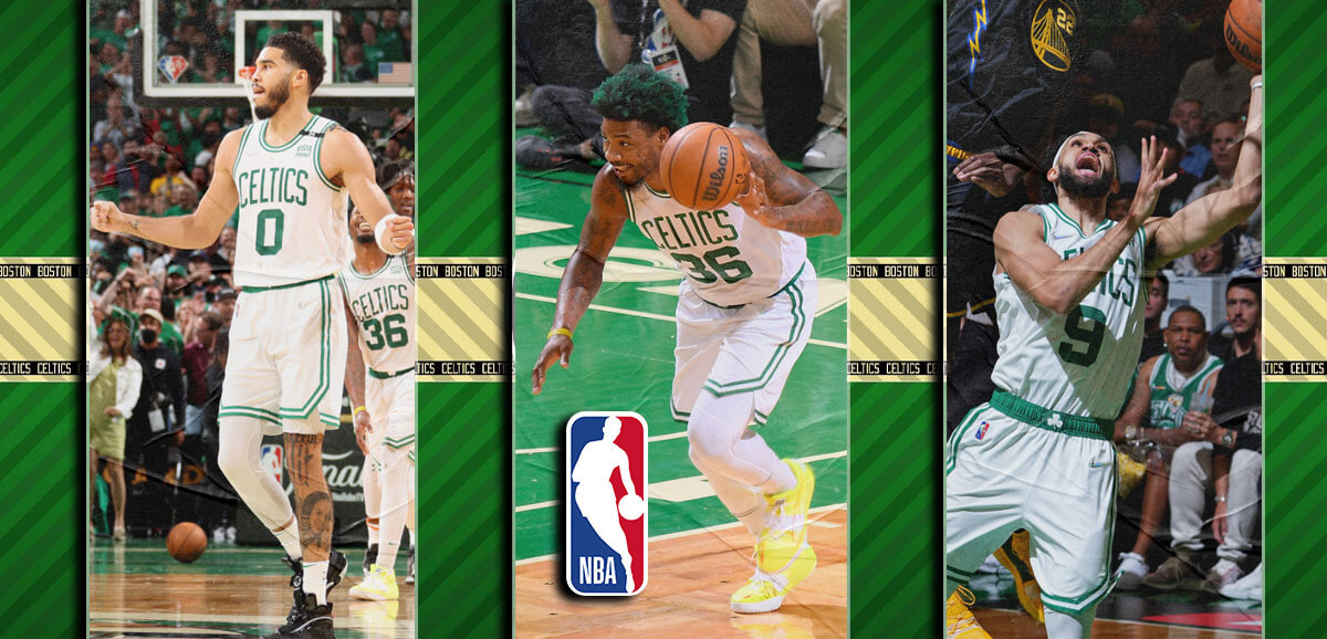 Celtics Vs Warriors NBA Logo