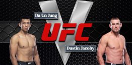Da Un Jung V Dustin Jacoby UFC Background