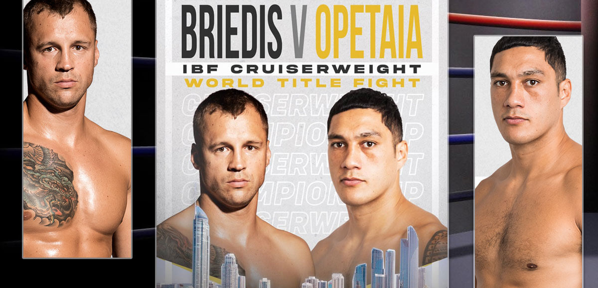 IBF Cruiserweight Briedis V Opetaia