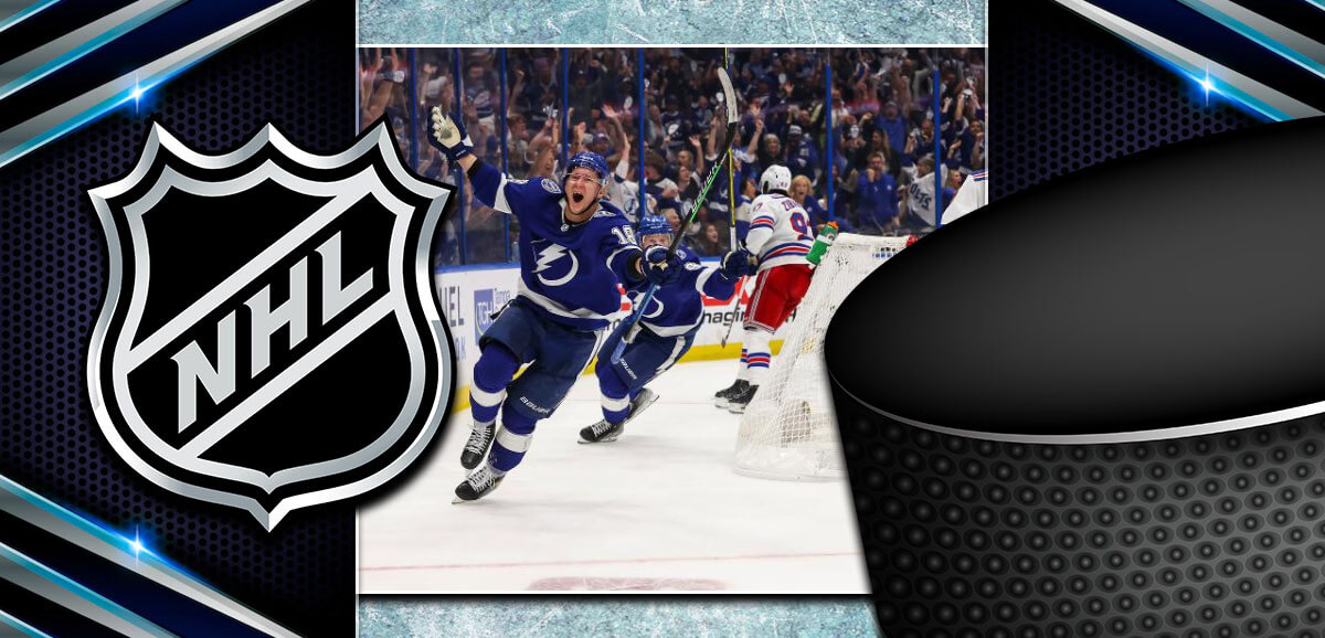 Lightning Vs Rangers NHL Background