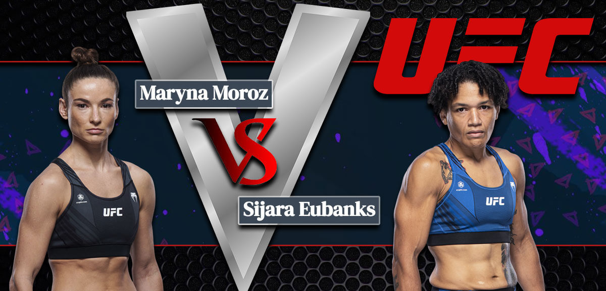 Maryna Moroz Vs Sijara Eubanks UFC Background