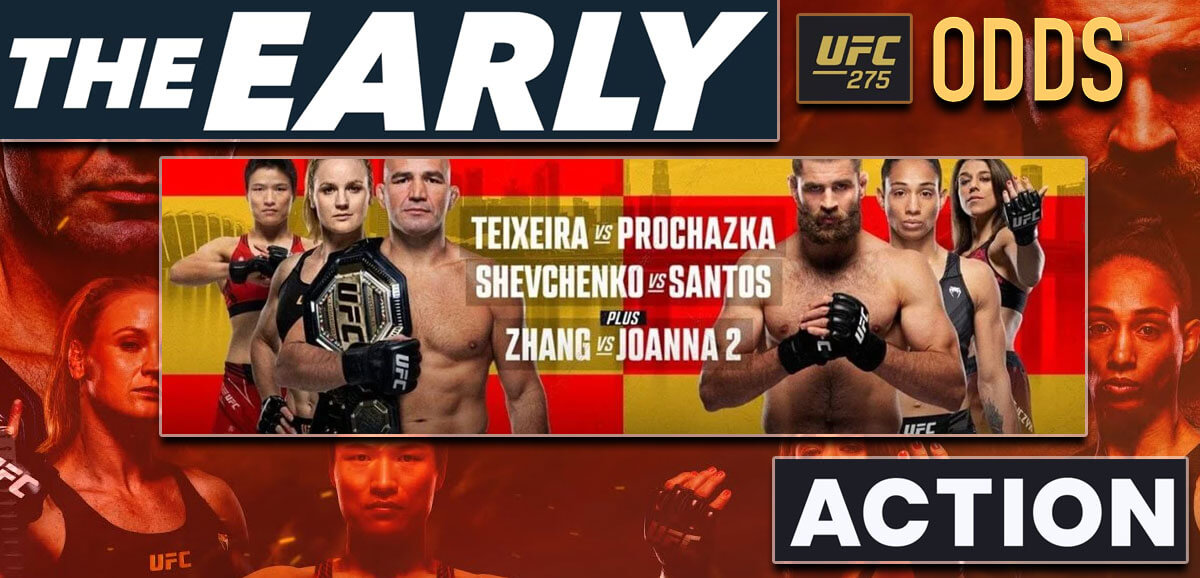 The Early UFC 275 Odds Action