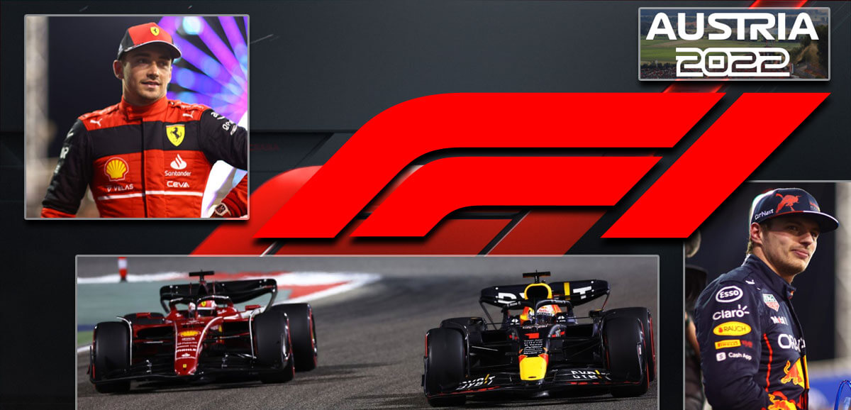 Austria 2022 Formula 1 Verstappen And Leclerc
