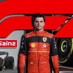 Carlos Sainz F1 Racing Background