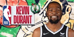 Kevin Durant NBA Celtics Background