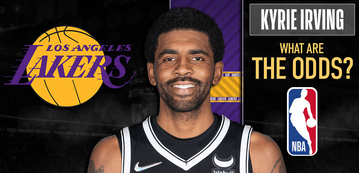 Kyrie Irving With Lakers Odds Background