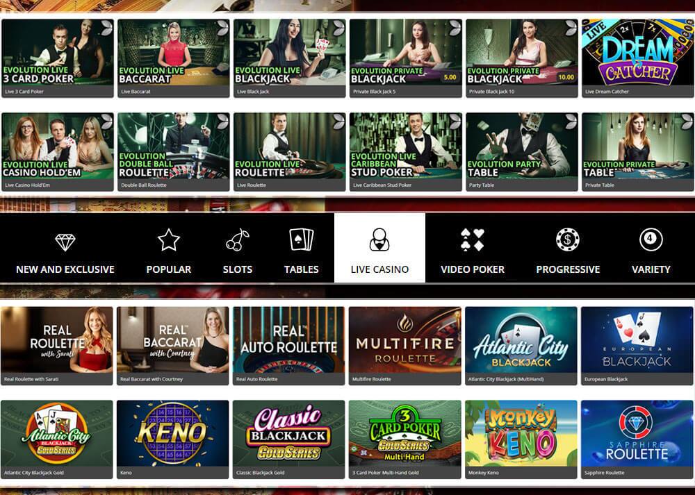 Live Casino Royal Vegas Casino