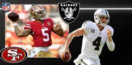 49ers Raiders Carr Lance NFL Background
