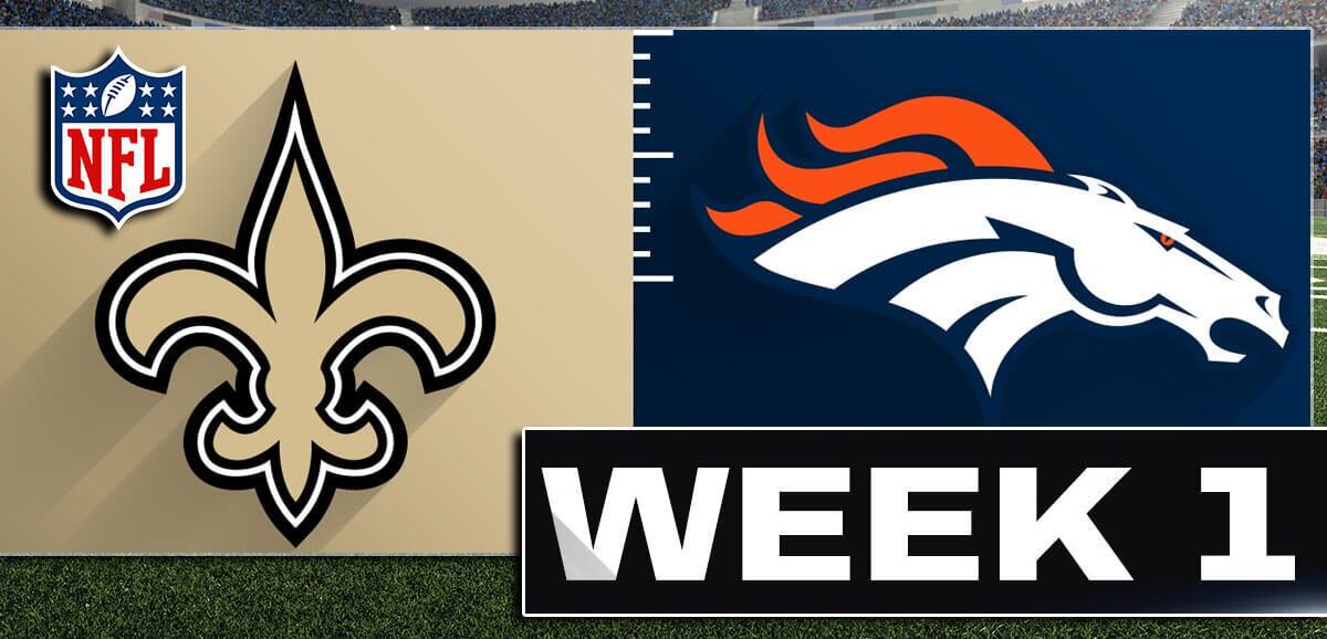 NFL Saints Broncos Minggu 1