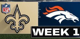 NFL Saints Broncos Week 1