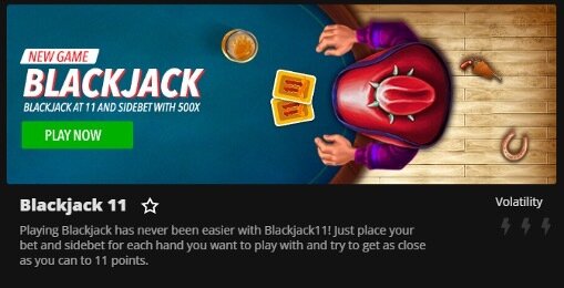 11 Blackjack at Wild Casino